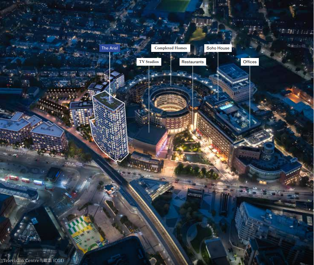 英国房产 | 伦敦西区白城区最显赫地区的黄金地段 The Ariel 住宅公寓