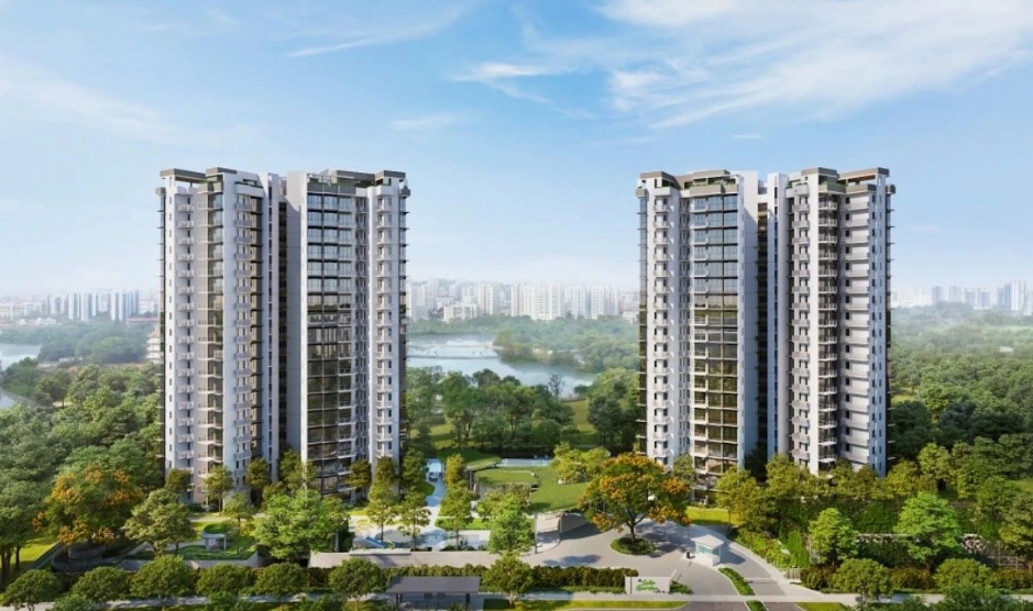 新加坡房产 | 新CBD裕廊湖边高层湖景公寓 The Lake Garden Residences 嘉湖庭