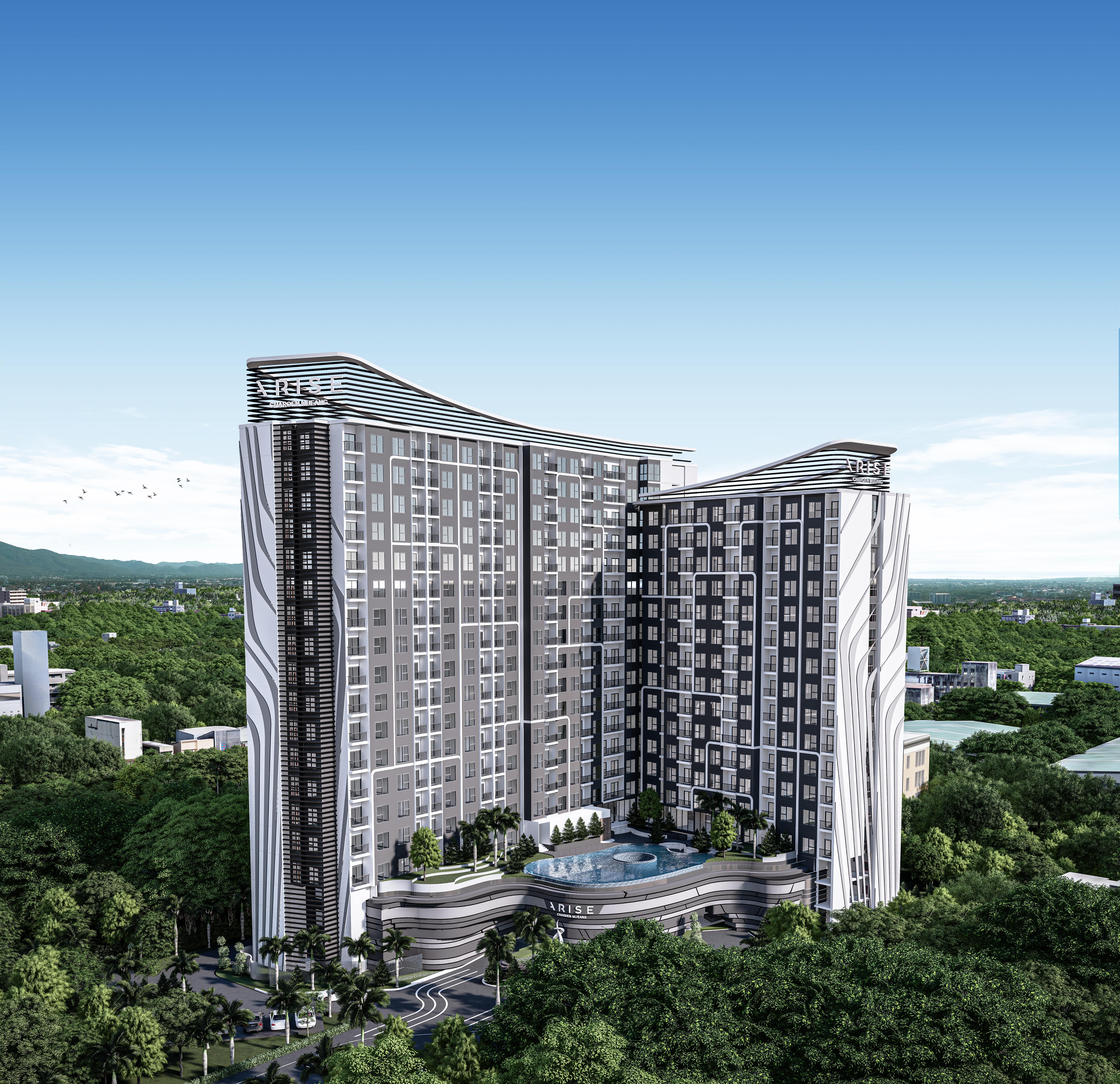 泰国丨清迈清迈主城区一环商圈 ARISE CHAROEN MUEANG 新兴高档居住区