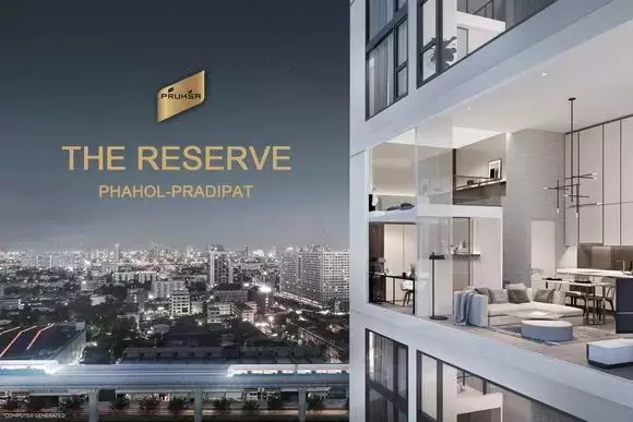 泰国曼谷 The Reserve Phahol-Pradipat 瑞泽公馆 16层 1居Plus 29.75+10平米