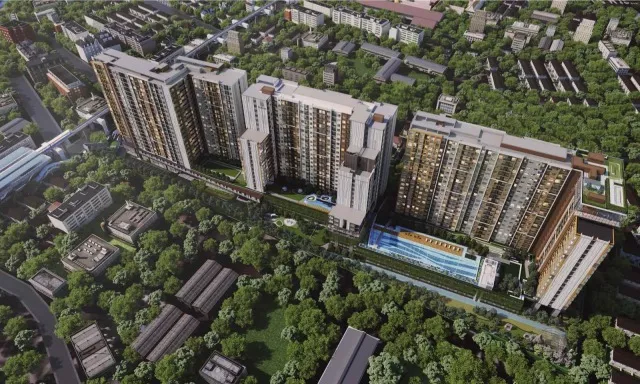 泰国曼谷公寓 Parkland Charan-Pinklao 湄南国际 17层 1居 34.5平米