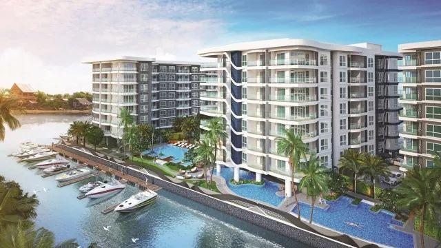 芭提雅鲸鱼码头海河双景海岸公寓｜Whale Marina Condo