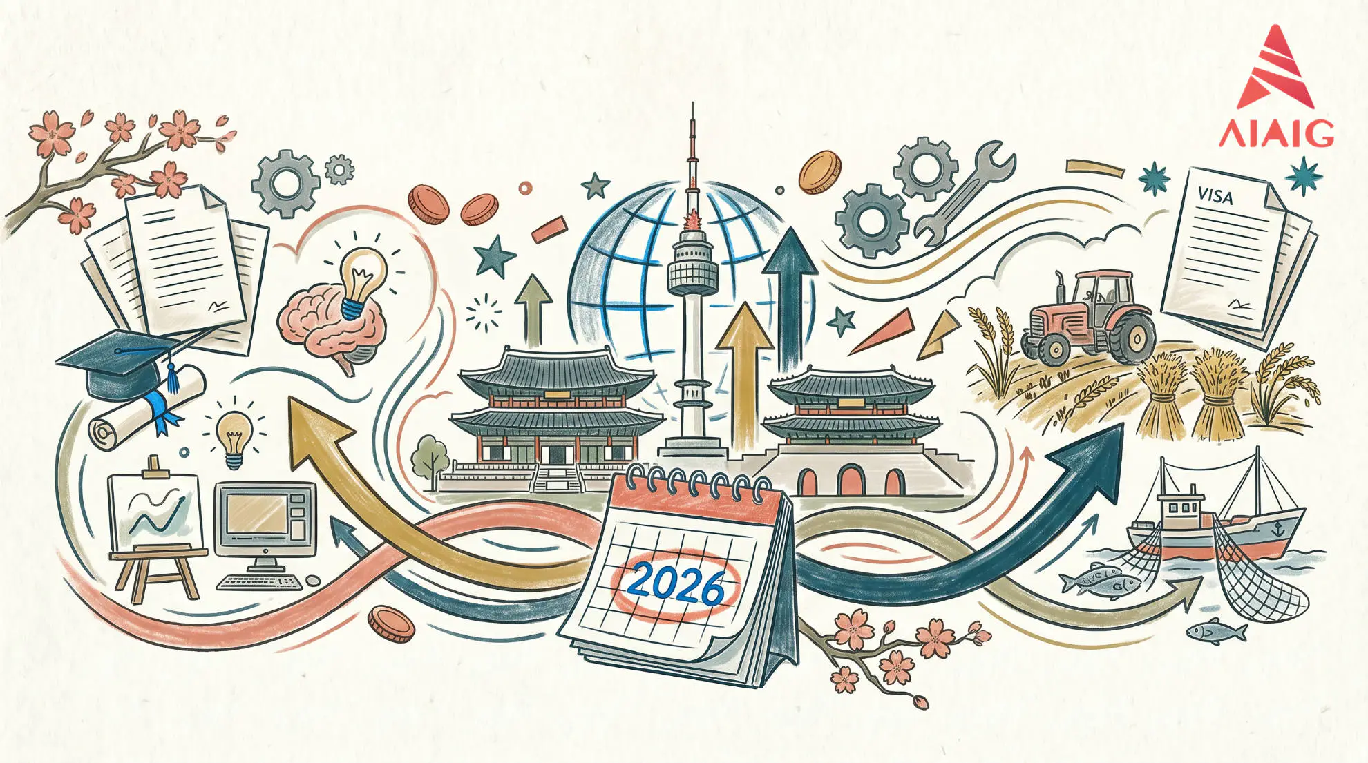 South Korea Immigration Policy 2026: Global Talent Visa Expanded, New Agriculture & Fisheries Worker Visa