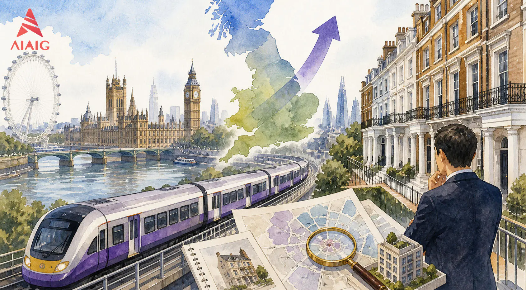 UK London Property Market 2026: Non-Resident SDLT Surcharge, North-South Price Divergence, and Elizabeth Line Reshaping - Strategic Guide for Overseas Chinese Investors