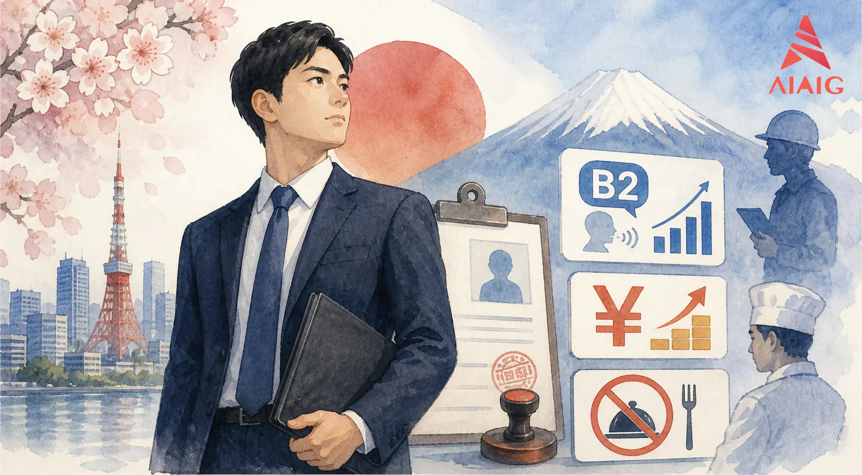 Japan 2026 Work Visa Overhaul: B2 Japanese Required for Engineer Visas, Fees Soar to ¥70,000, SSW Restaurant Sector Suspended