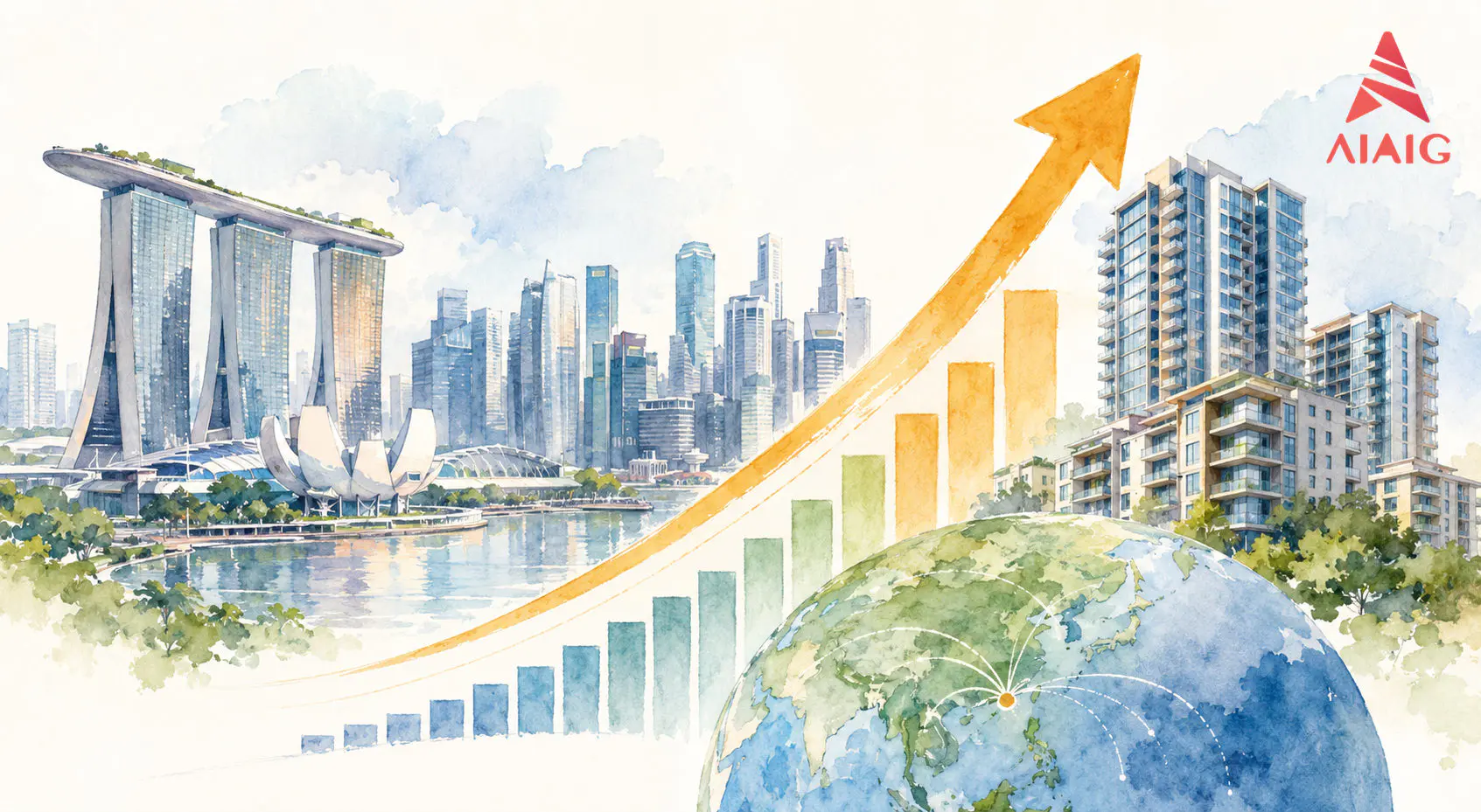 Singapore Q1 2026 Real Estate Data Deep Dive: URA Reports 0.9% Price Growth, OCR Leads at 2.2% -- How Overseas Chinese Investors Can Navigate Regional Divergence