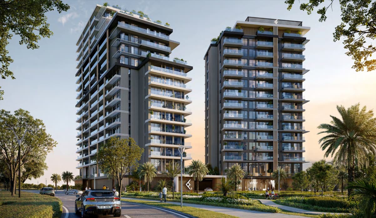 The Hillgate Apartment in Dubai, UAE - Under Construction New Home, Total Price 1.28 Million Dirhams, Convenient Transportation