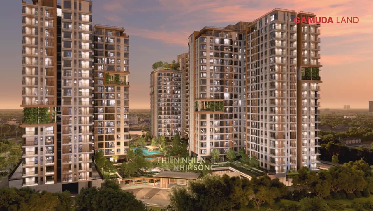 越南胡志明市守德市Elysian公寓 马来西亚开发商Gamuda Land打造稀缺社区