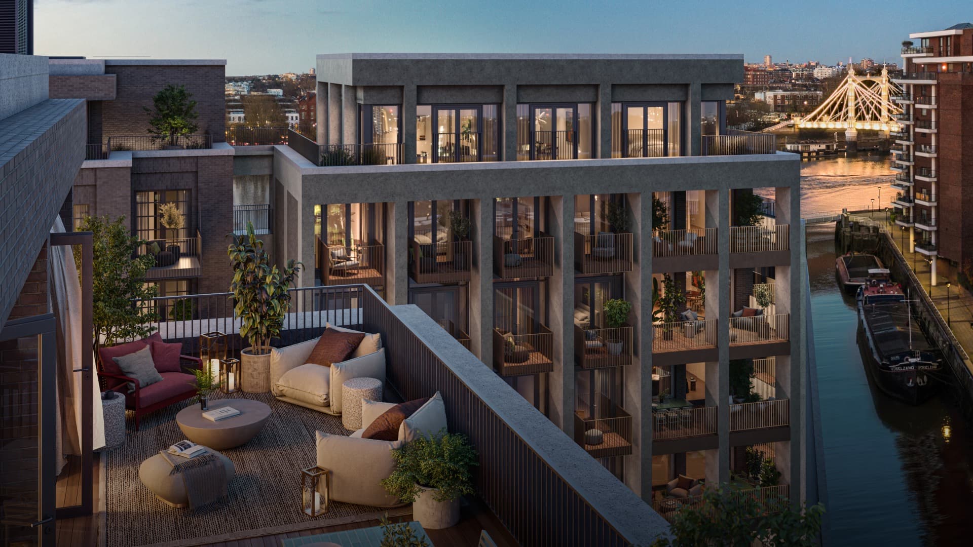 Chelsea and Battersea, London, UK | Ransome’s Wharf Apartments | New Riverside Residences Approximately £1.1 Million