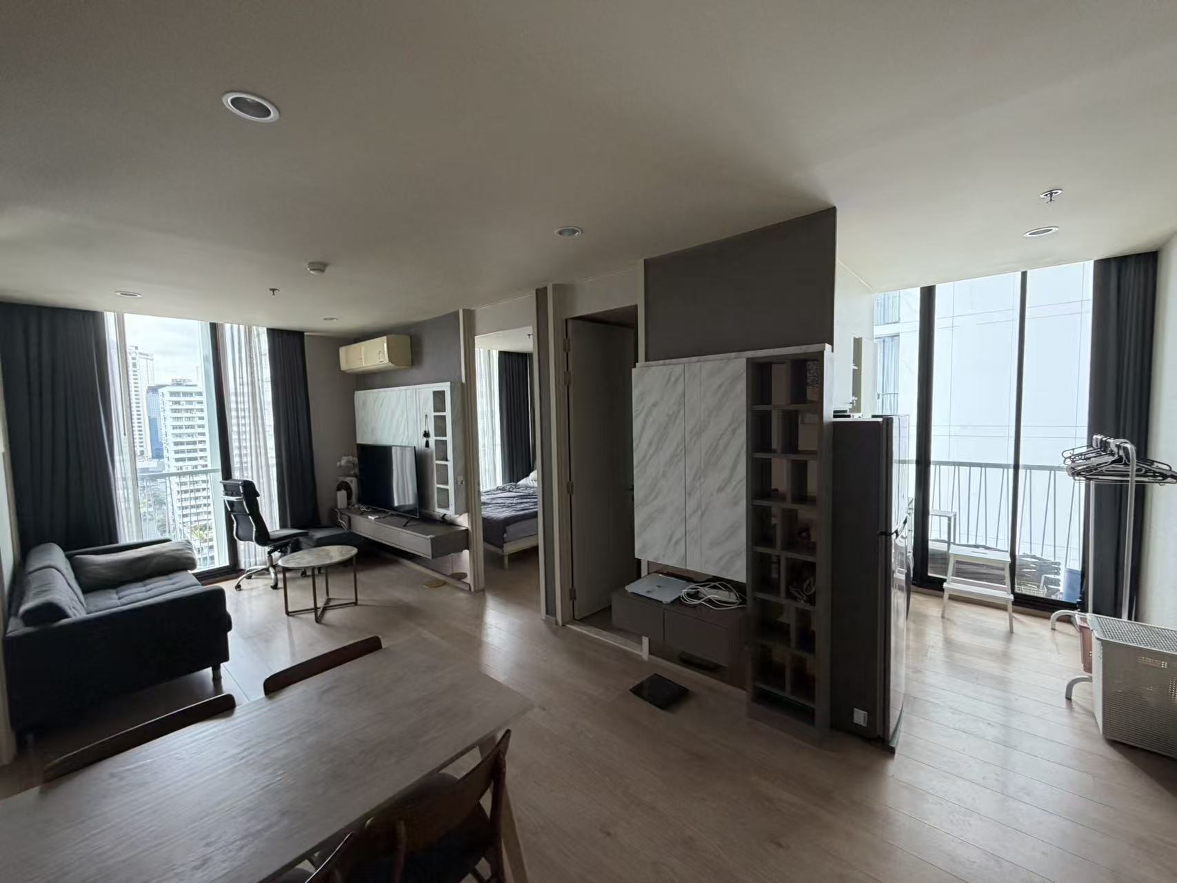 泰国曼谷 Noble Recole 两房公寓｜近BTS Asoke｜月租฿45,000丨TPZC042401