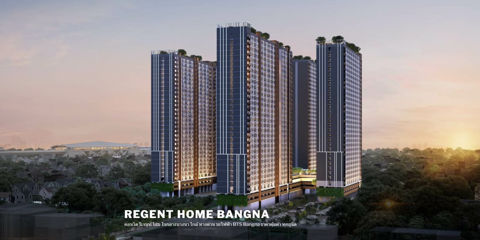 Regent Home Bangna, Bangkok, Thailand｜Apartment｜1 Bedroom, Total Price 1.39 Million THB
