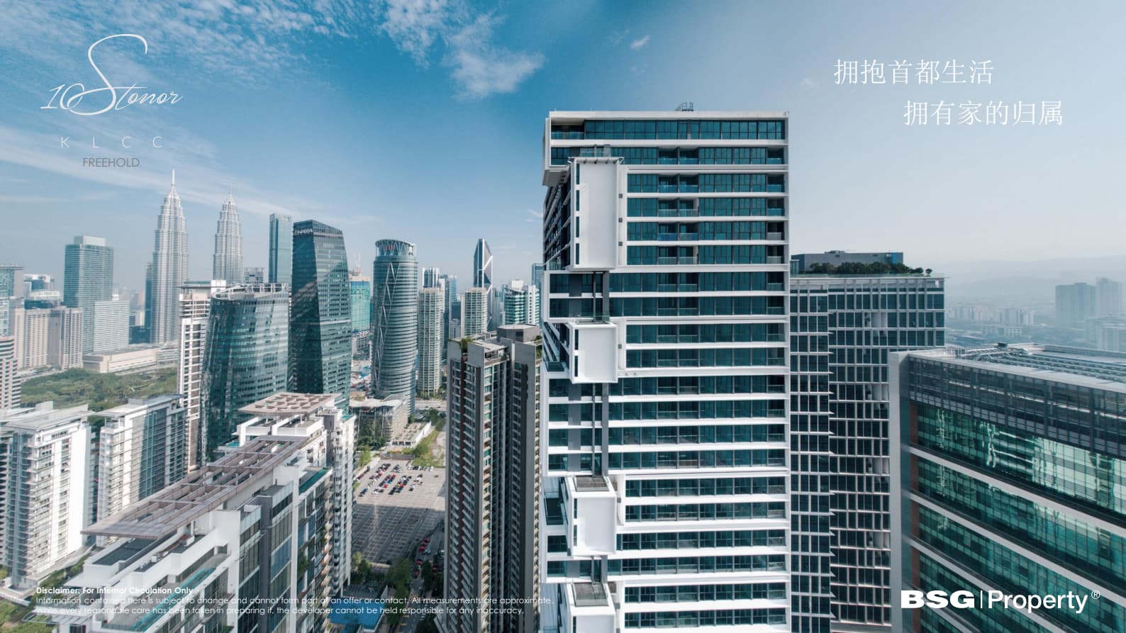 10 Stonor, Kuala Lumpur, Malaysia | KLCC Embassy District Freehold Apartment | 2 Bedrooms 736 sq ft