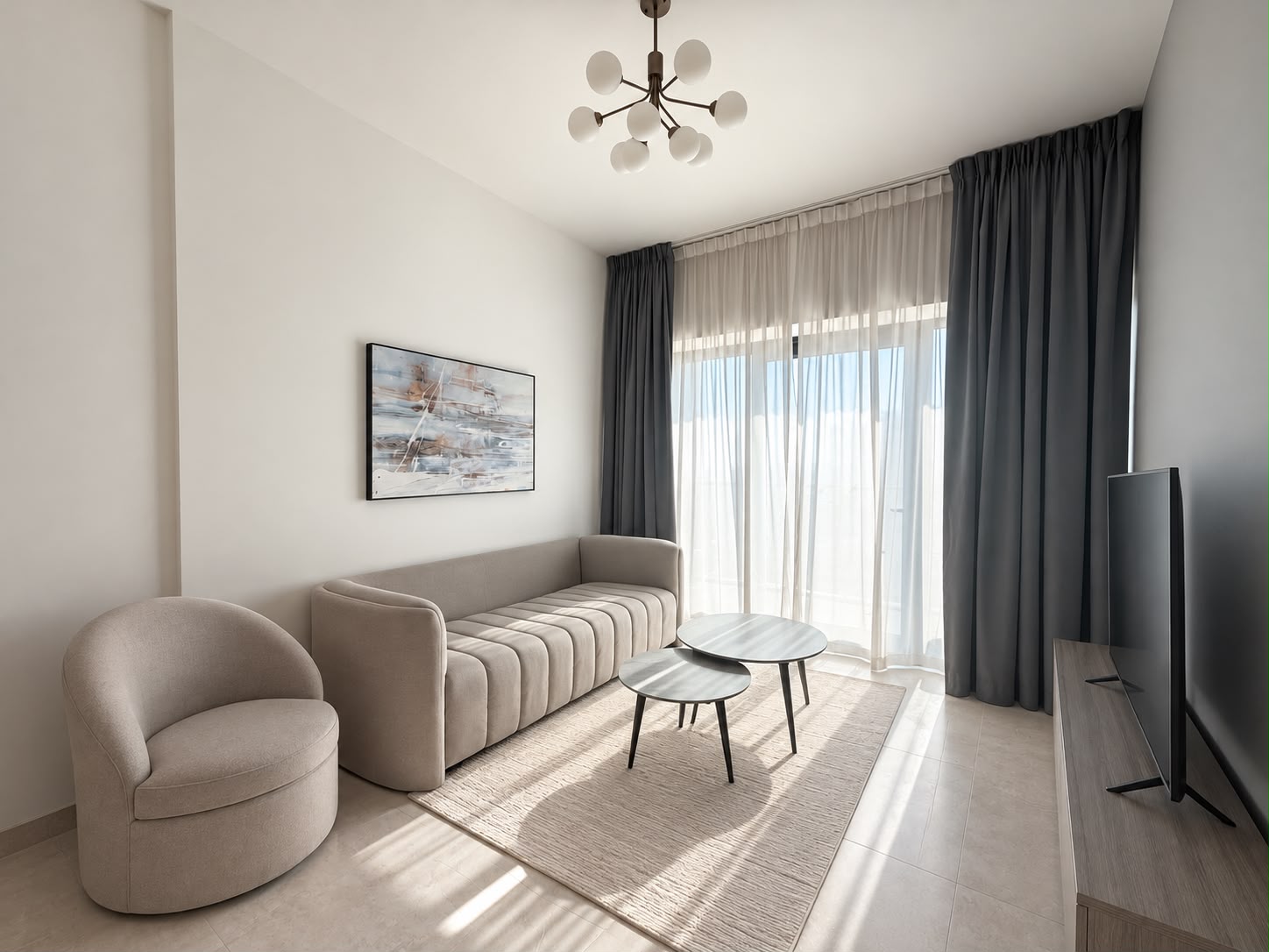 阿联酋迪拜 V Tower 公寓｜一室两卫｜年租 AED 65,000 近 Academic City